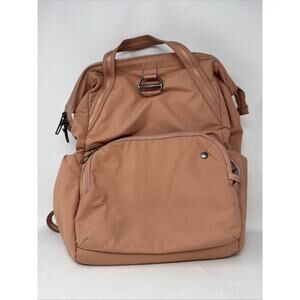 PacSafe Backpack Laptop Bag Citysafe Anti Theft RIFD Safe - Rose